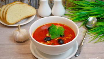 Рецепт Солянки рыбной классической