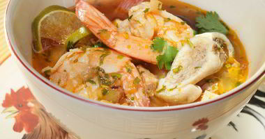 Рецепт Солянки с пастой том-ям и лимонной травой