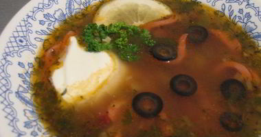 Рецепт Солянки с сосиской и картошкой