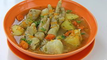 Рецепт Супа из куриных лапок