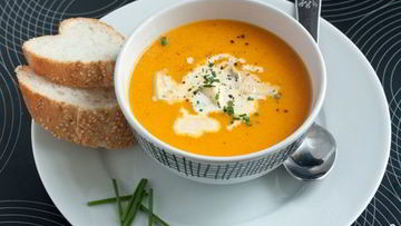 Рецепт Супа из тыквы со сливками