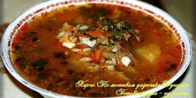 Рецепт харчо с бараньими ребрышками