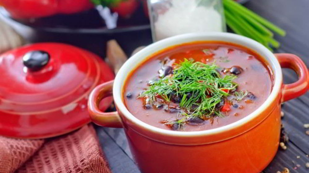 Как приготовить харчо с фасолью и грибами