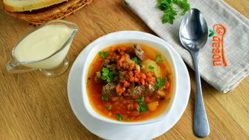 Рецепт Харчо с перловкой