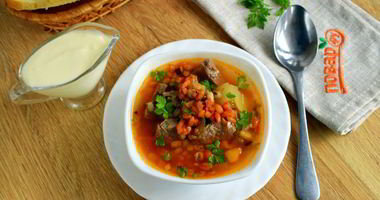 Рецепт Харчо с перловкой