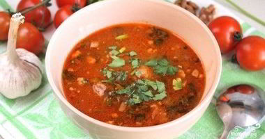 Рецепт Харчо с помидорами