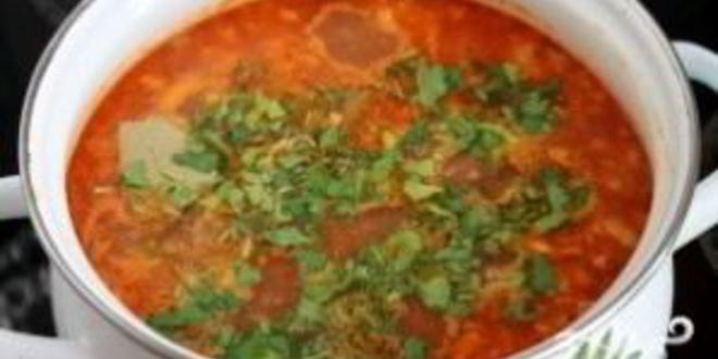 Рецепт харчо с помидорами