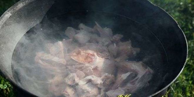 Рецепт харчо в казане