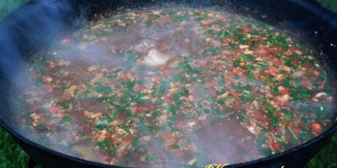 Рецепт харчо в казане