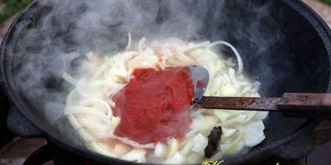 Рецепт харчо в казане