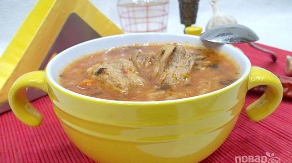 Как приготовить классический суп харчо