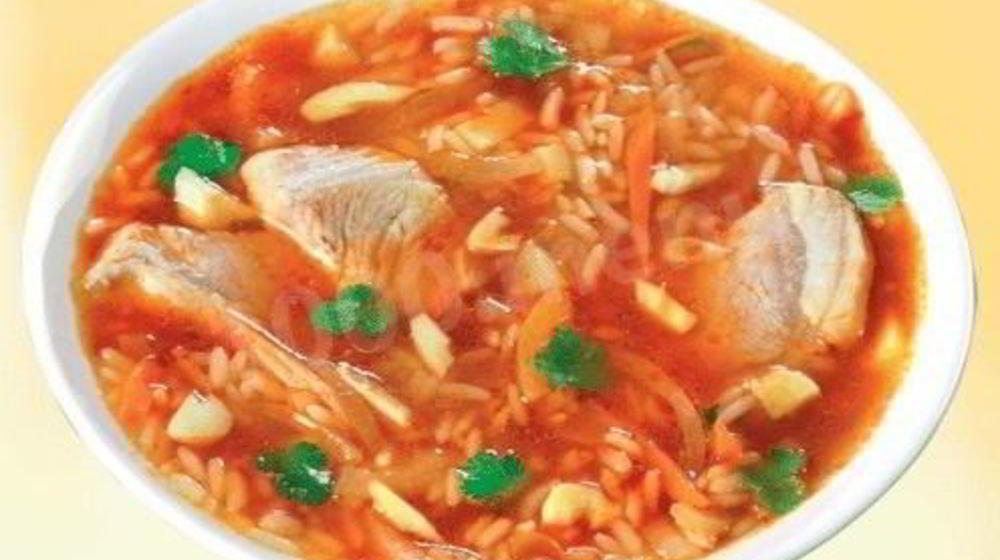 Как приготовить куриный суп-харчо с ткемали