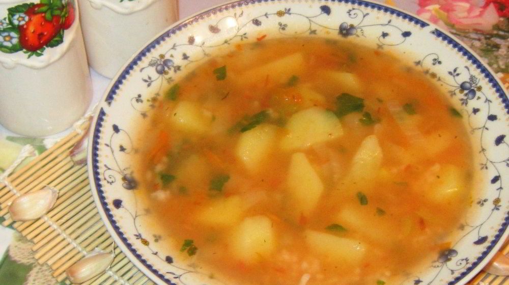 Как приготовить суп харчо постный