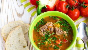 Рецепт Супа Харчо с копченой солью