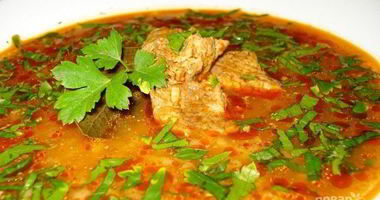 Рецепт Супа харчо с томатной пастой