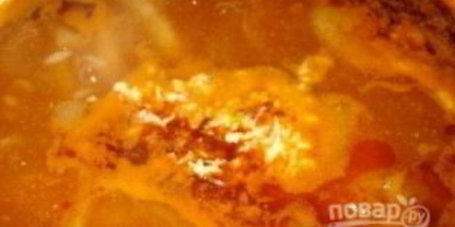 Рецепт супа харчо с томатной пастой