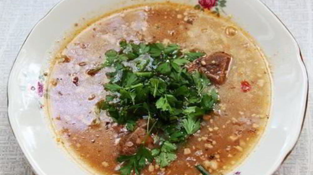 Как приготовить вкусный суп харчо из говядины с рисом