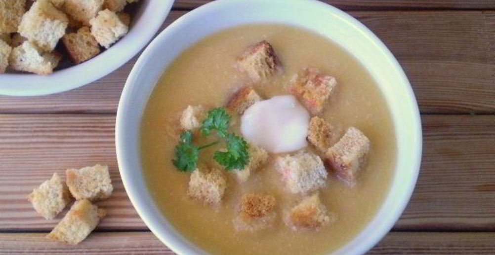 Рецепт суп-пюре гороховый с копченостями