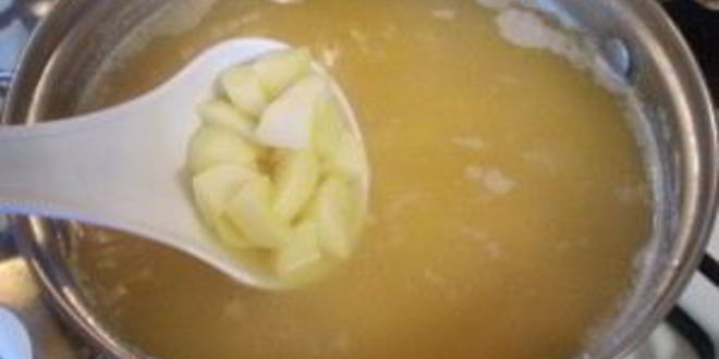 Рецепт горохового супа-пюре с гренками