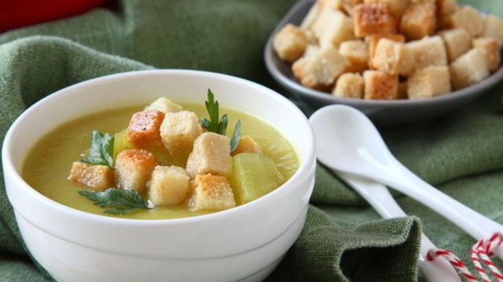 Как приготовить картофельный суп-пюре с ветчиной