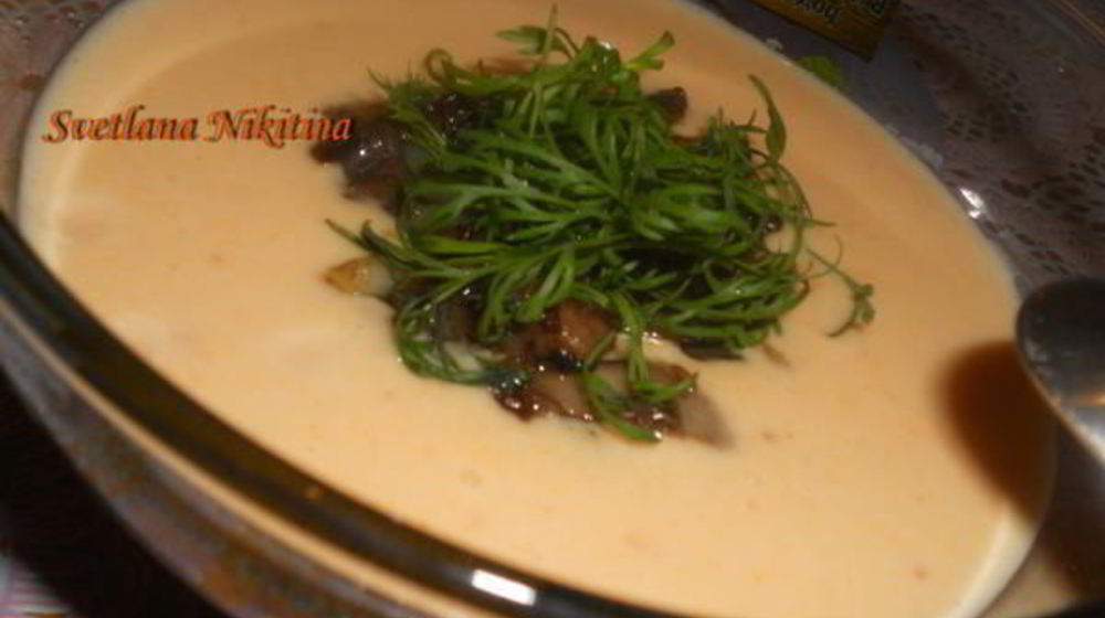 Как приготовить овощной суп-пюре с грибами