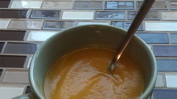 Рецепт Овощного супа-пюре с кабачками и чесноком