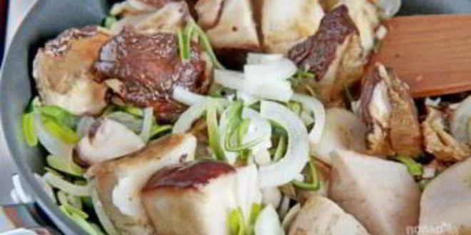 Рецепт постного грибного супа-пюре