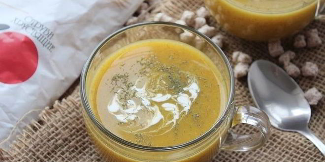 Рецепт пряного овощной суп-пюре