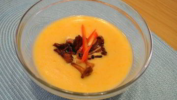 Рецепт Сливочного супа-пюре с лисичками