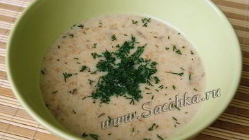 Рецепт Супа-пюре грибного