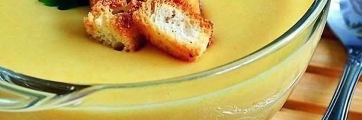 Рецепт Супа-пюре из кабачков с плавленым сыром