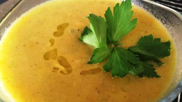 Рецепт Супа пюре из стеблей сельдерея
