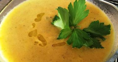 Рецепт Супа пюре из стеблей сельдерея