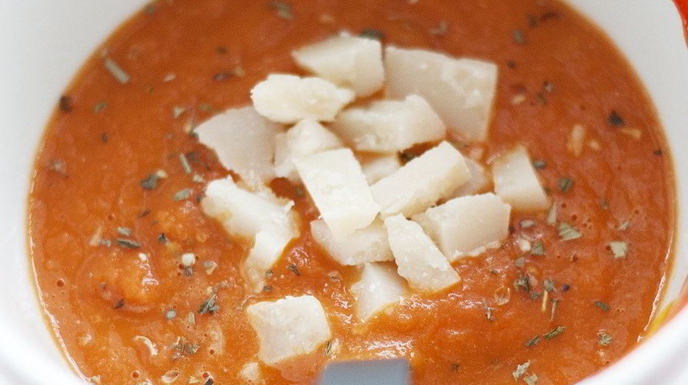 Как приготовить суп-пюре из запеченных томатов