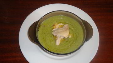 Рецепт Супа-пюре из зеленого горошка и кукурузы