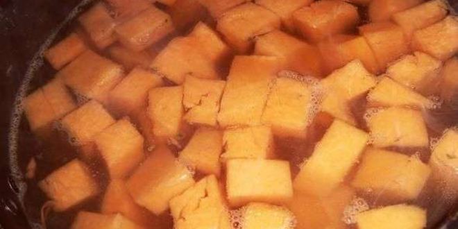 Рецепт супа-пюре тыквенно-сырный