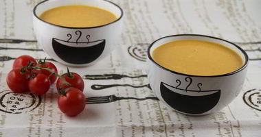 Рецепт Тыквенно-морковного суп-пюре с кокосовым молоком и имбирем