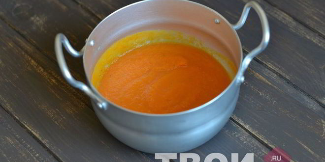 Рецепт тыквенно-морковного суп-пюре