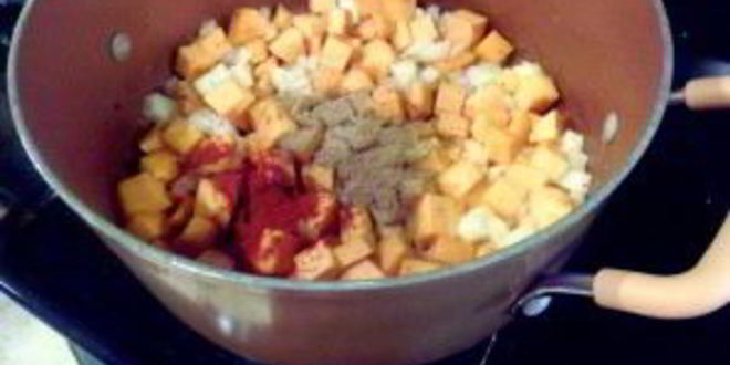 Рецепт тыквенного супа-пюре с курицей