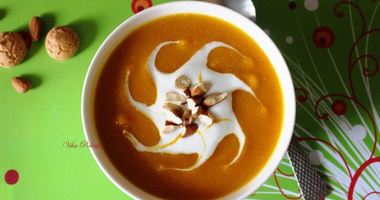 Рецепт Тыквенного супа-пюре с миндальным ароматом