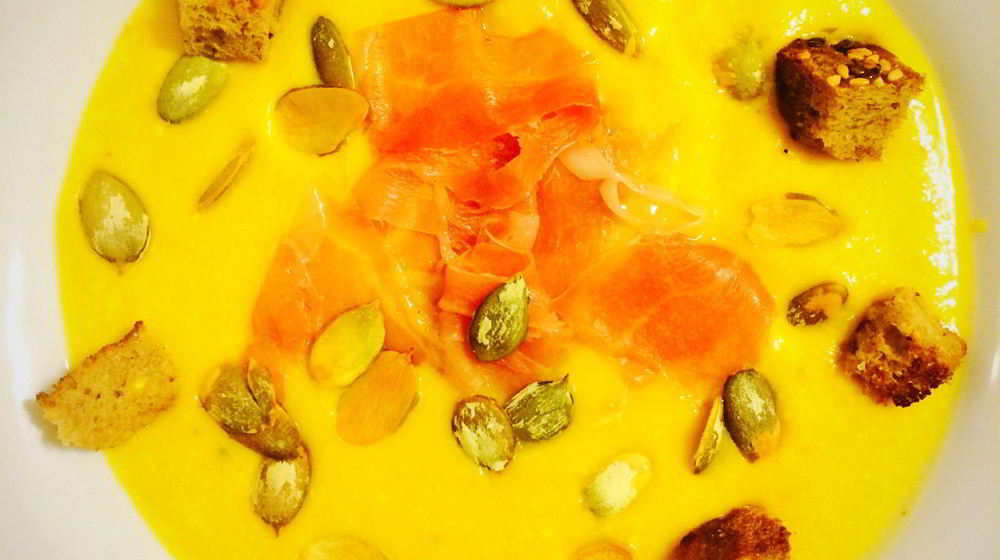 Как приготовить тыквенный суп-пюре с прошутто