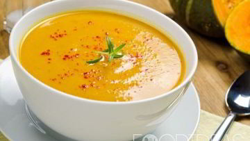 Рецепт Тыквенного супа-пюре с сыром