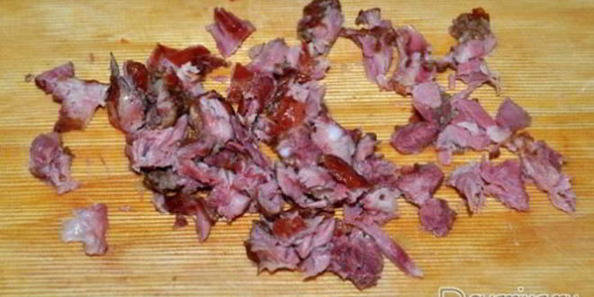 Рецепт супа с копченостями и машем