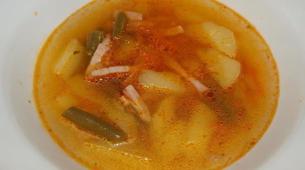 Как приготовить суп с копченостями экспресс