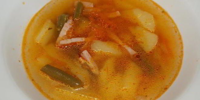 Рецепт супа с копченостями экспресс