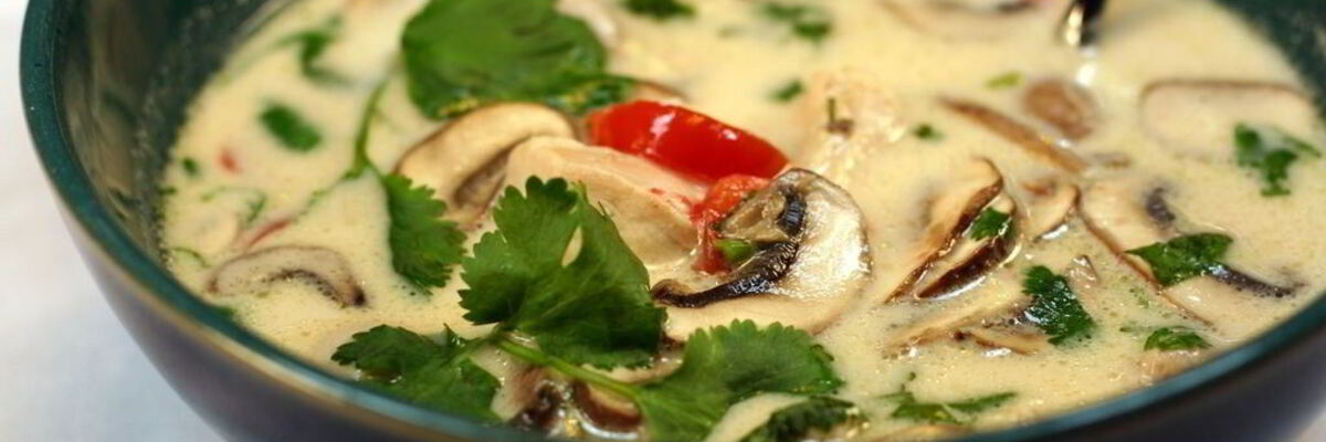 Рецепт Супа с курицей и шампиньонами по-тайски