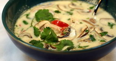 Рецепт Супа с курицей и шампиньонами по-тайски