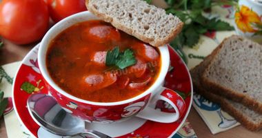 Рецепт Супа с охотничьими колбасками