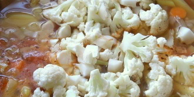 Рецепт супа с сезонными бобовыми