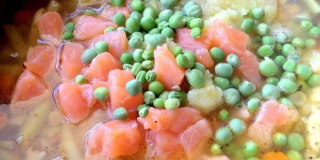 Рецепт супа с сезонными бобовыми